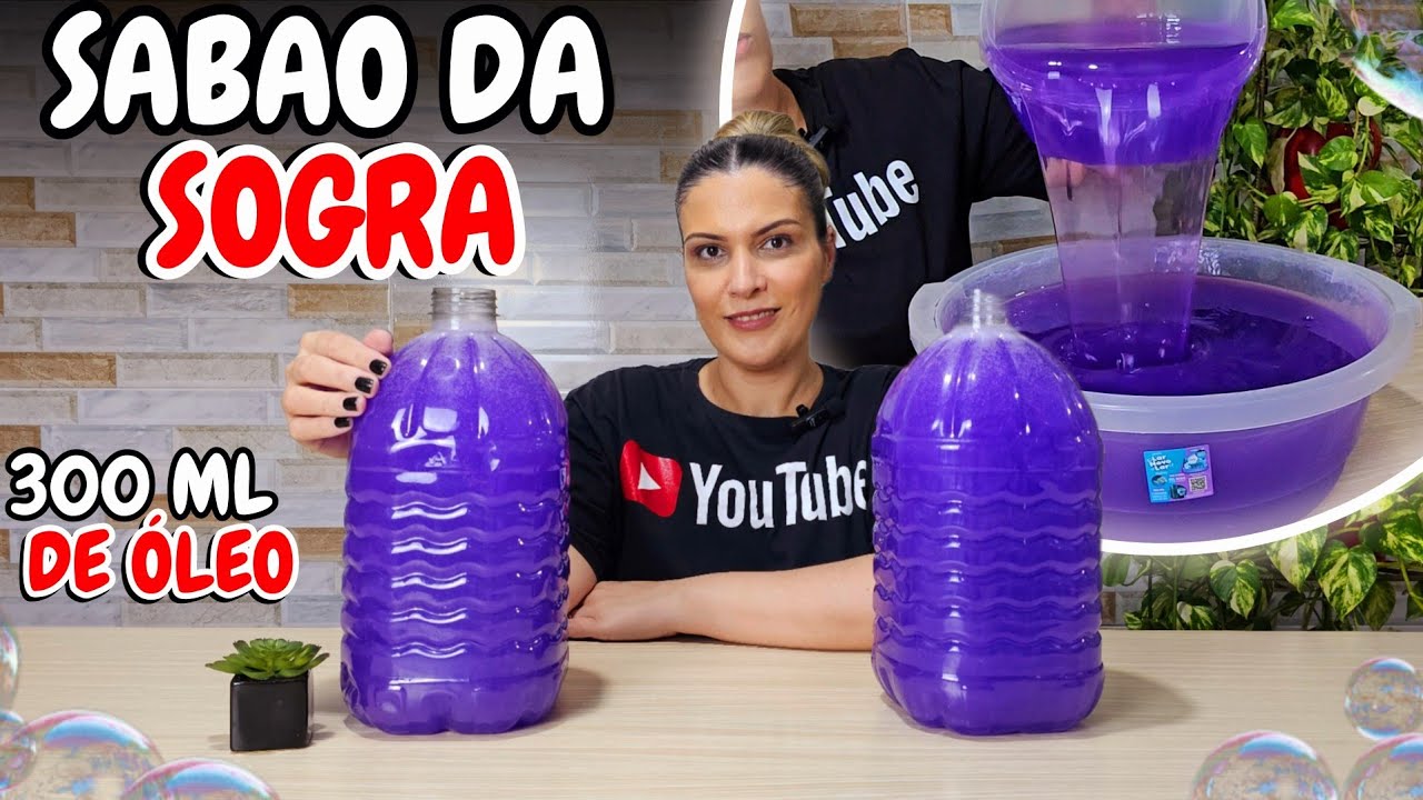 SABÃO DA SOGRA COM 300 ML DE ÓLEO 😍 PERFUME ABSOLUTO LIMPEZA CERTA!!