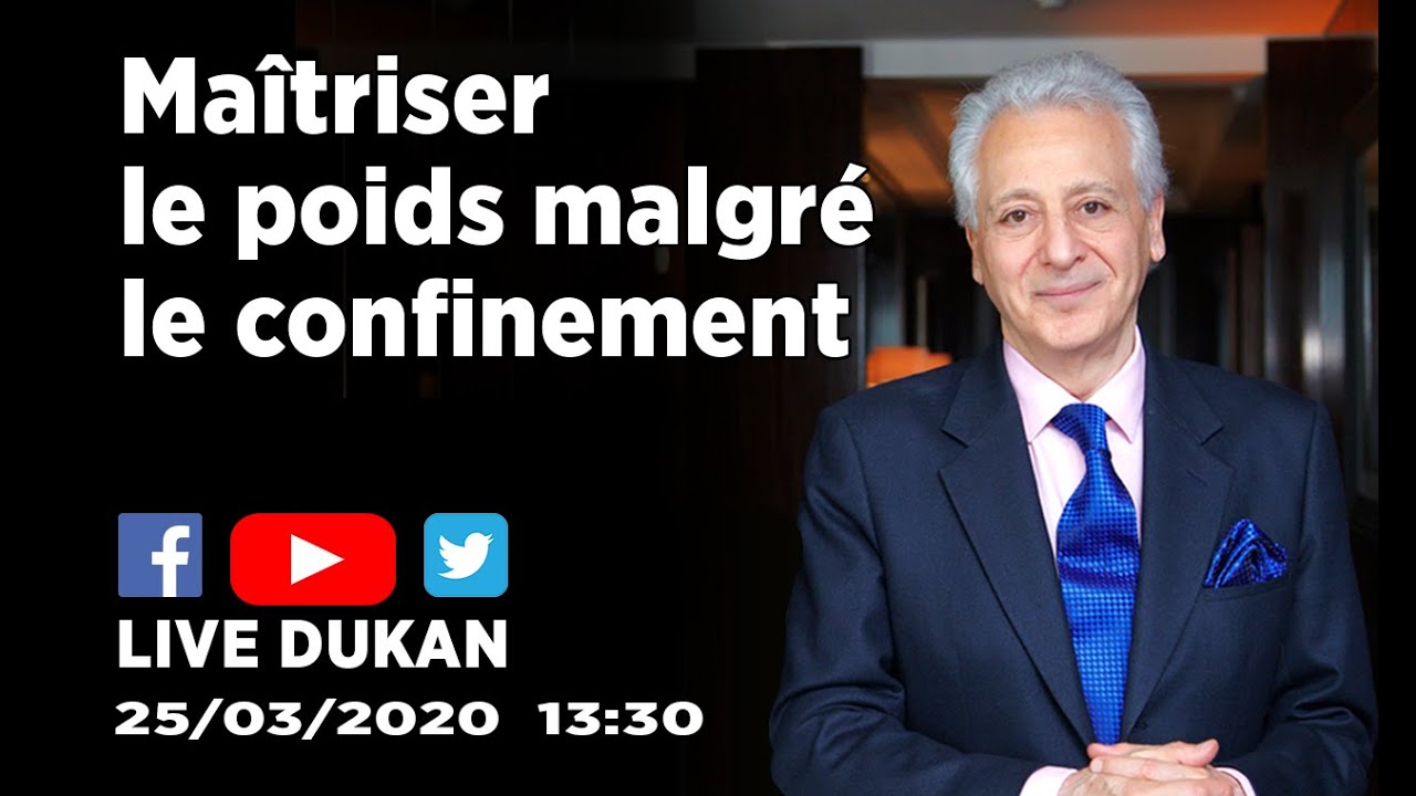 Garder la forme malgré le confinement [LIVE DUKAN]