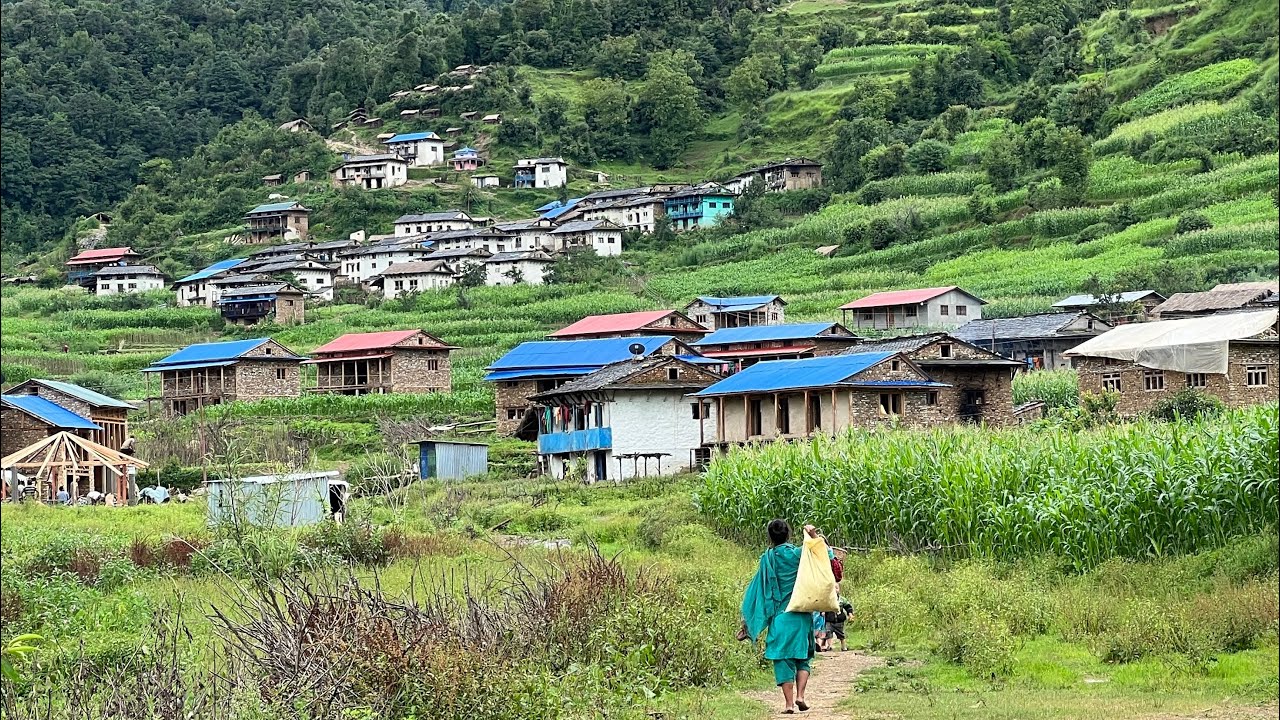 Living a Very Hard Life in Nepali Mountain Village  || Poor but Very Happy People || IamSuman