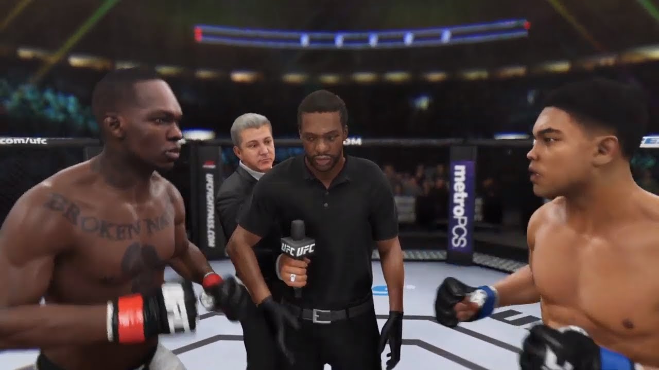 Israel Adesanya vs Muhammad Ali (EA Sports UFC 3) - CPU vs CPU