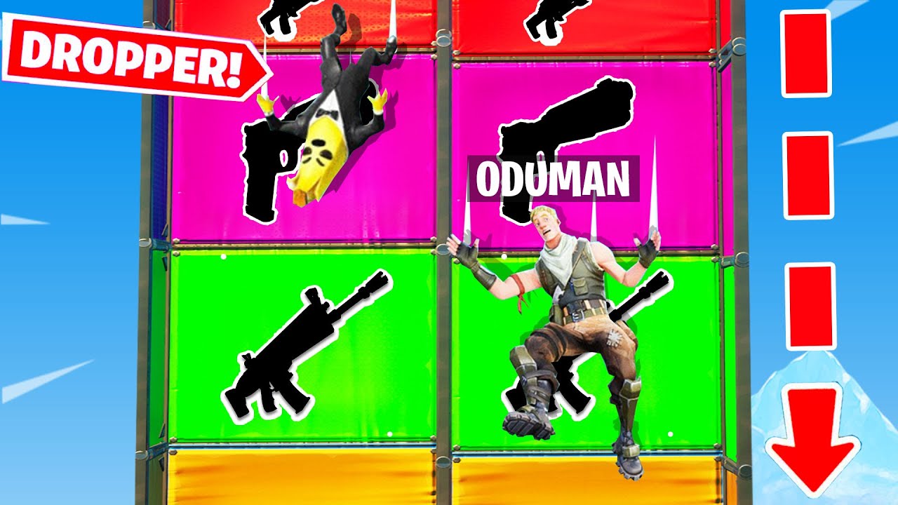 Lachflash im Dropper Race um Loot in Fortnite!