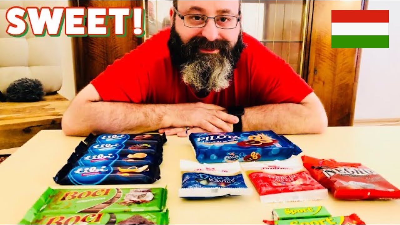 TRYING HUNGARIAN SWEETS & CHOCOLATES | The Fluffies Channel