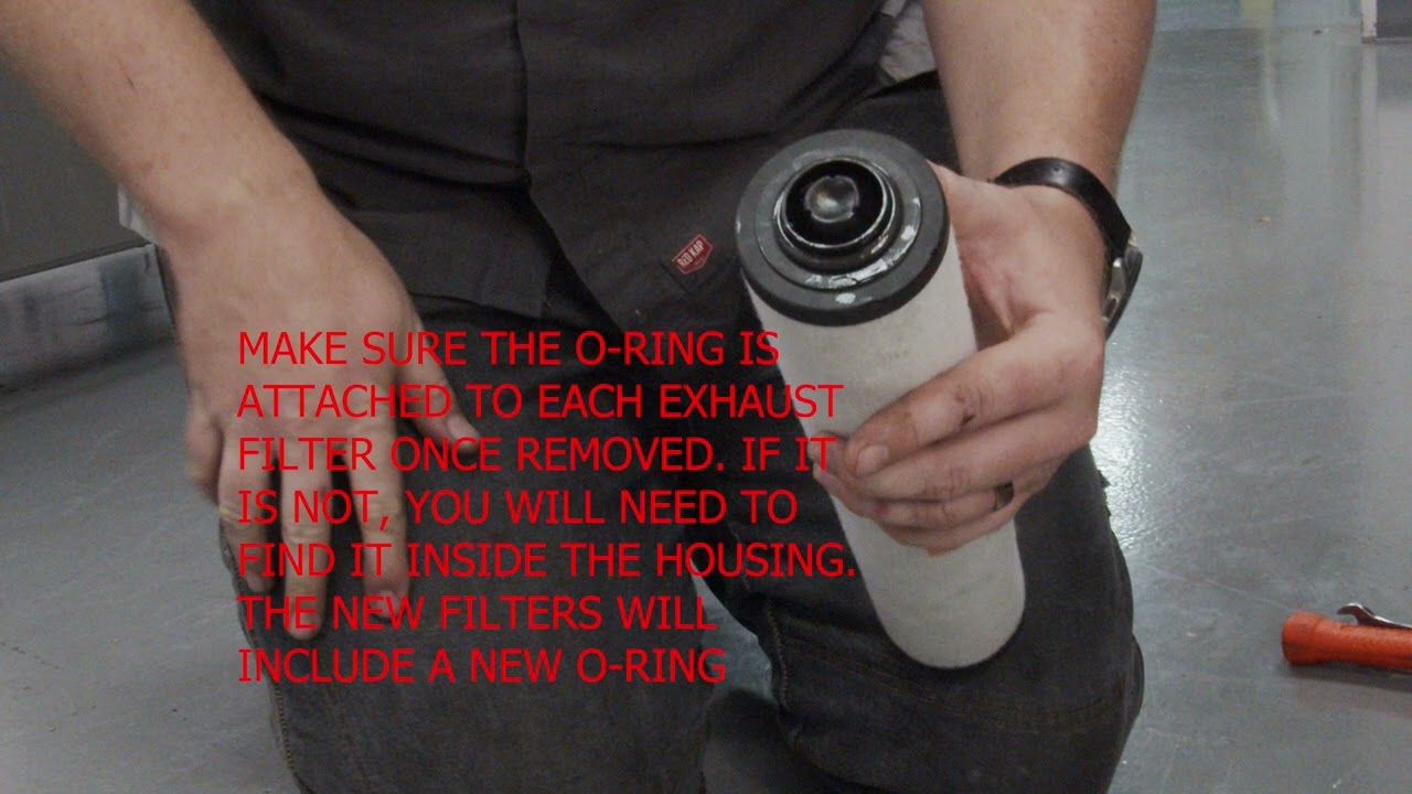 Ultravac 2100 Exhaust Air Filter Change