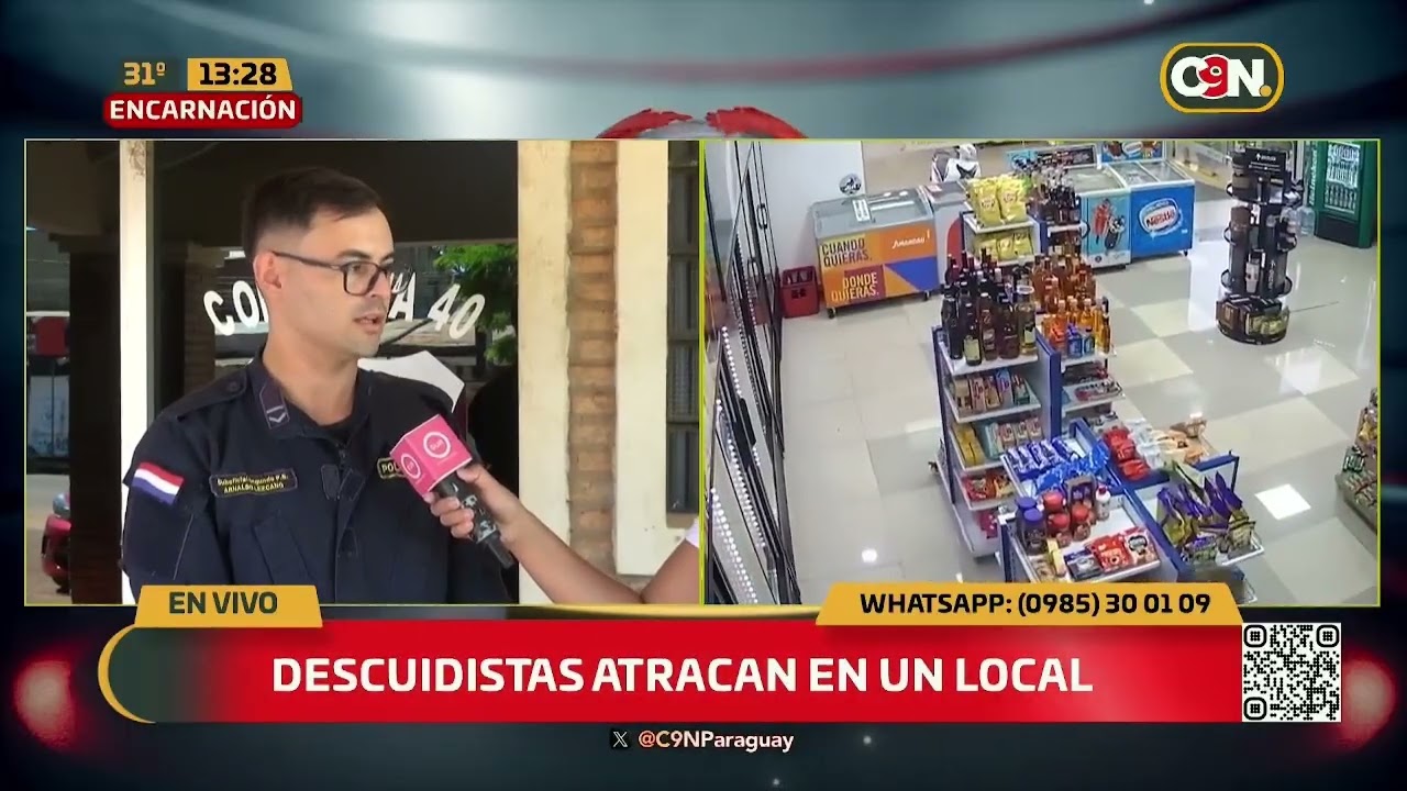 Cámaras captan a presuntas descuidistas en local de Encarnación