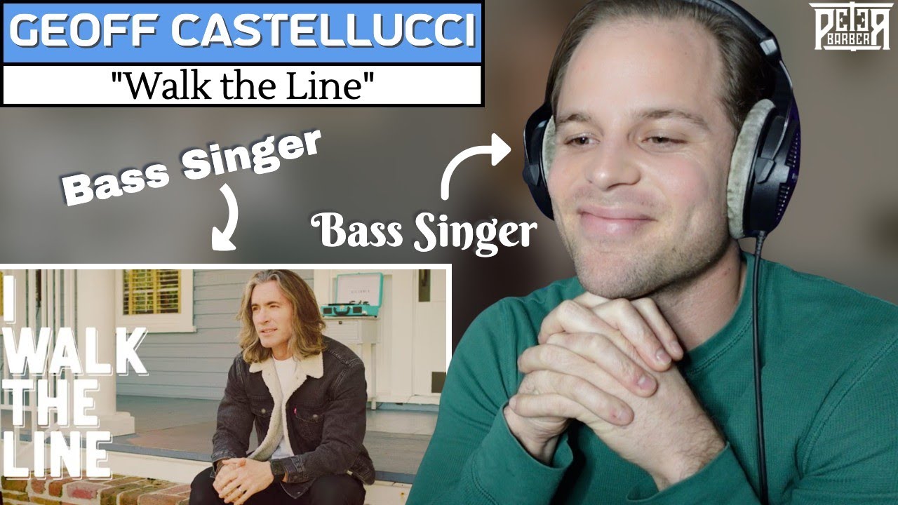 Even LOWER than Johnny Cash! REACTION & ANALYSIS | Geoff Castellucci - I Walk the Line