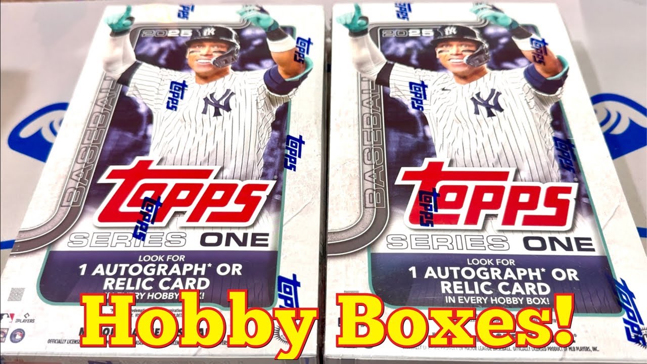 NEW RELEASE!  2025 TOPPS SERIES 1 HOBBY BOXES!