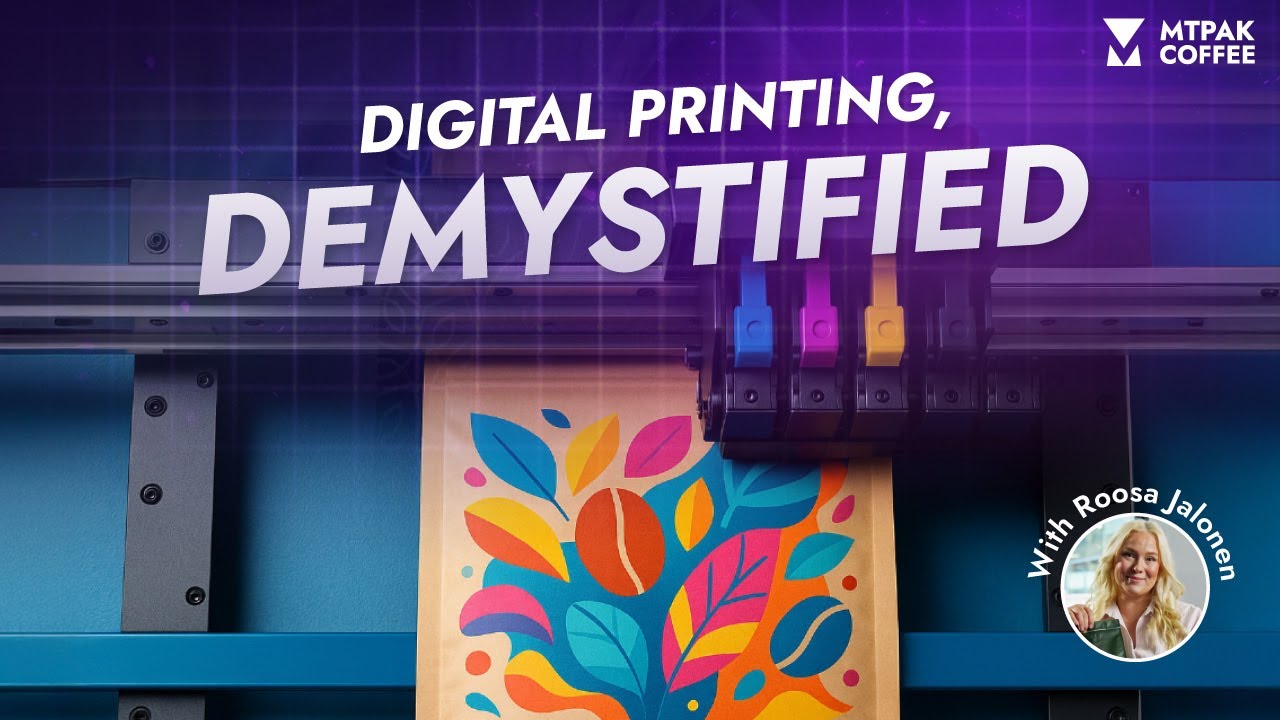 How are custom coffee bags printed? Digital printing, demystified