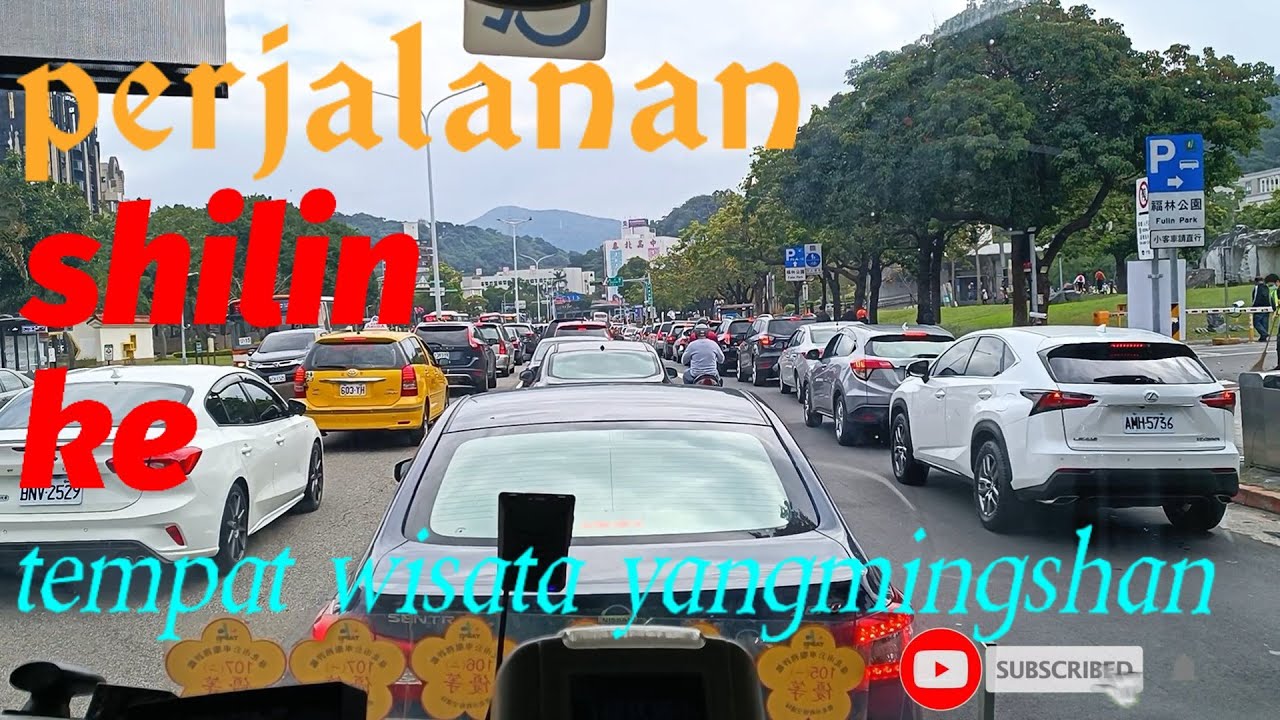 perjalan dari stasiun shilin menuju taman wisata yamingshan