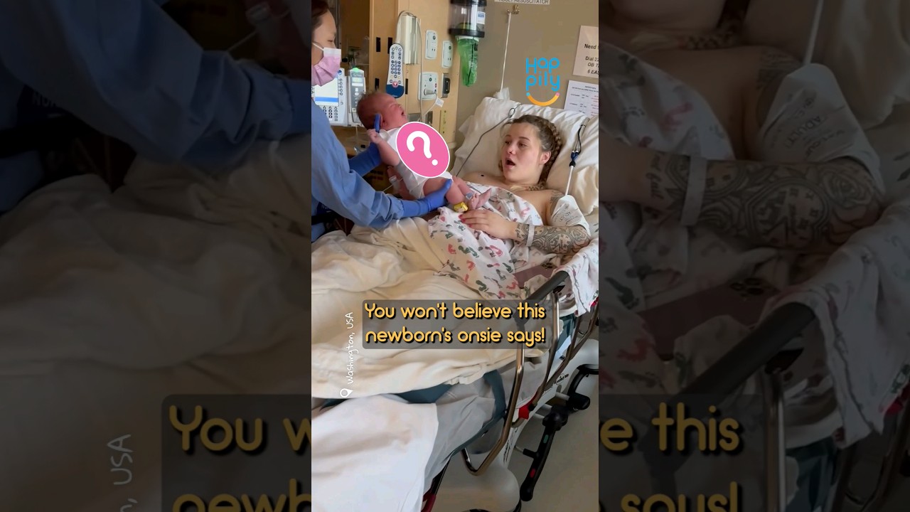 Dad uses newborn as wingman for adorable wedding proposal 🥺❤️ #shorts