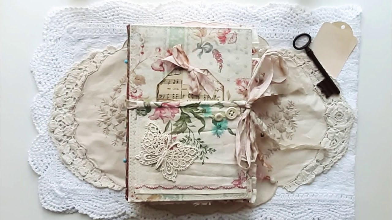 Bethany | Shabby Chic Keepsake Journal | Junk Journal flip through