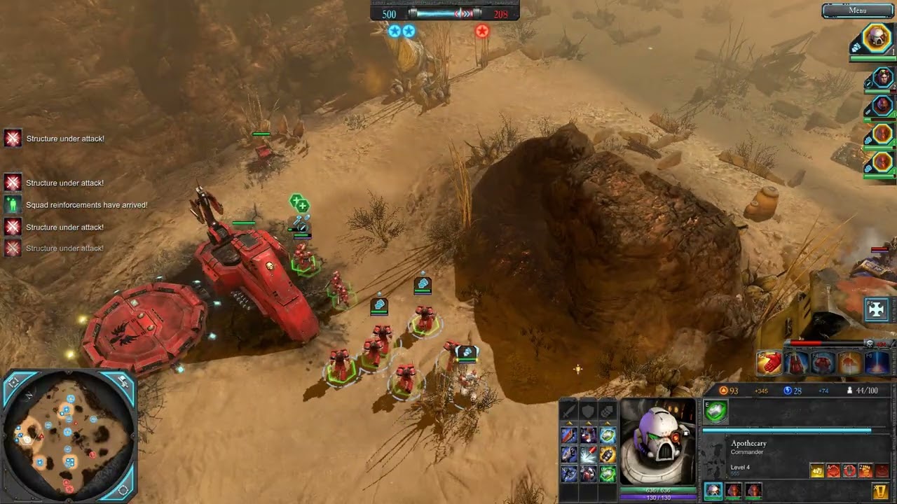 Warhammer 40000  Dawn of War II Epic Battle Duel Space Marines⚔️