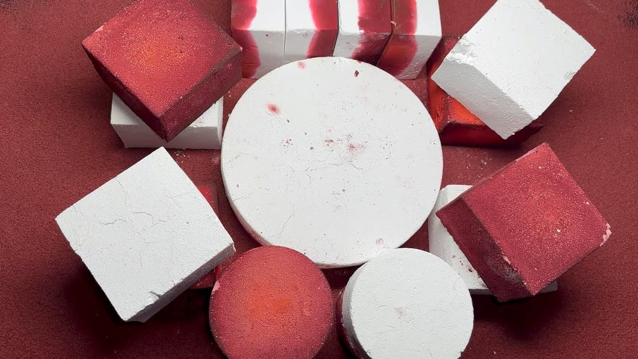Soft reforms & crunchy blocks | Asmr chalk crush