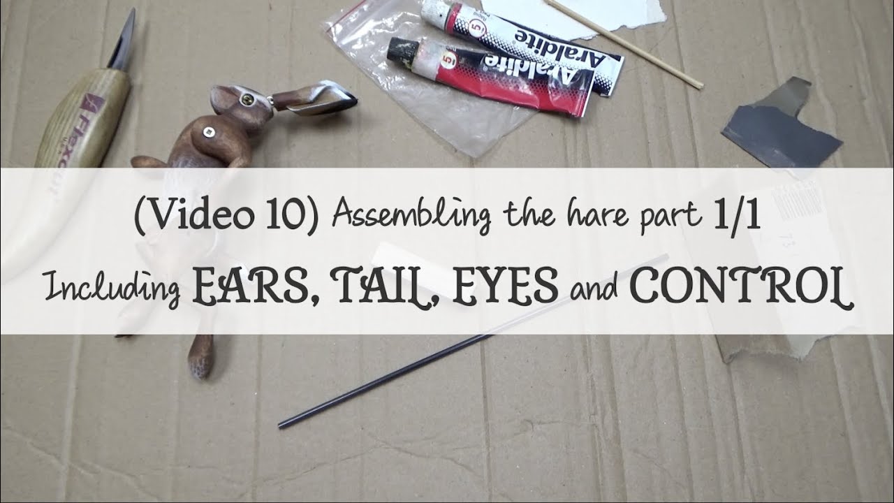 (Video 10) Assembling the hare part 1/1 - Including EARS, TAIL, EYES and CONTROL