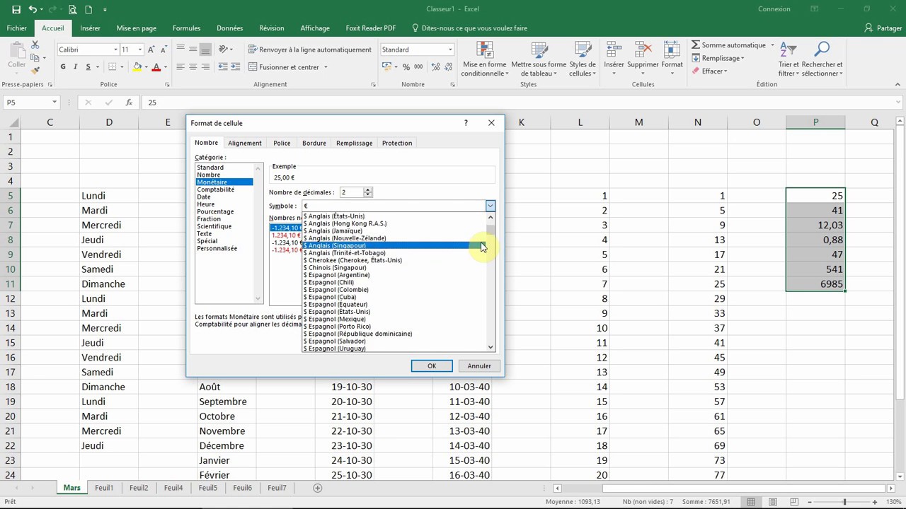 Bien démarrer avec Microsoft EXCEL (Formation Office 365)