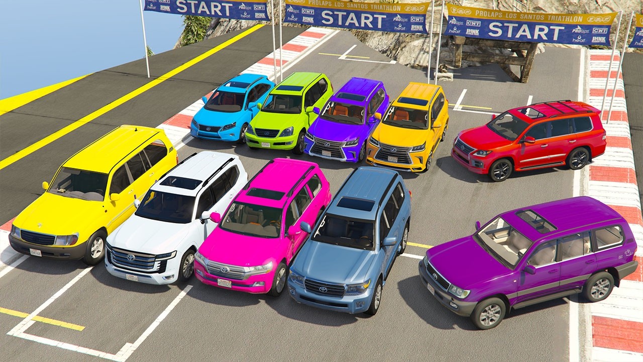 لعبه سيارات لاندكرورزر