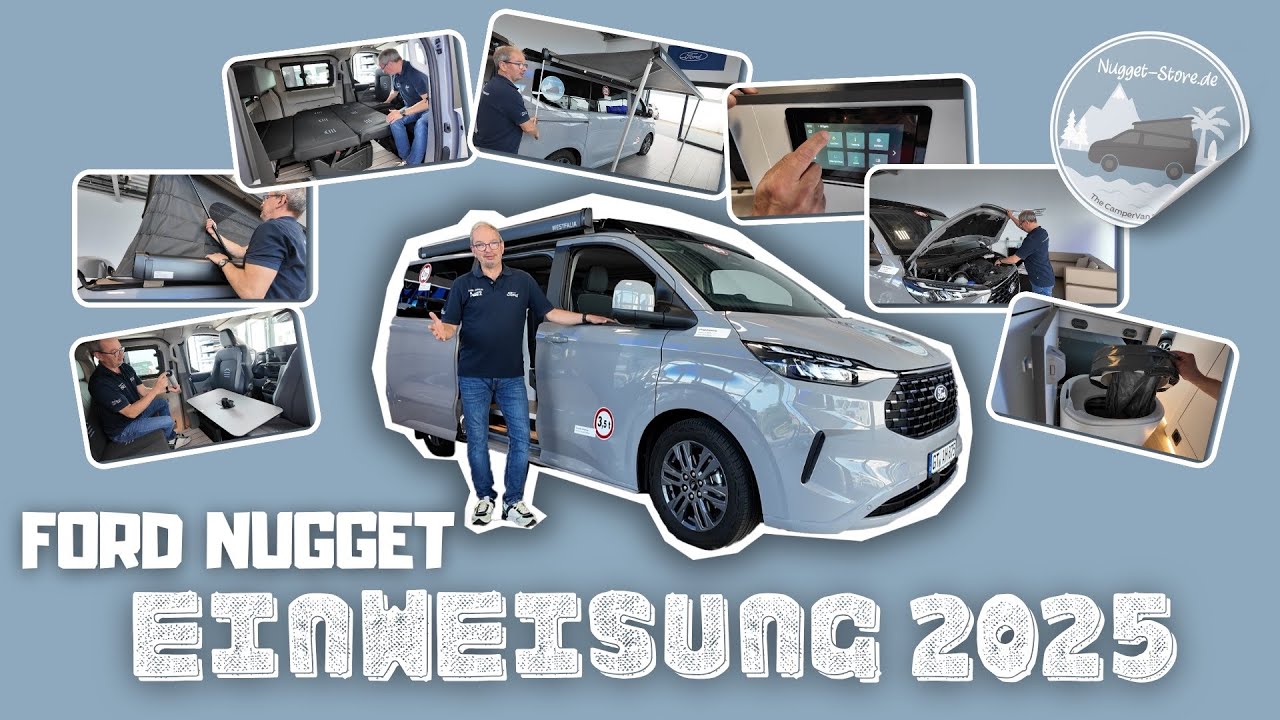 Ford Nugget 2025: Komplette Fahrzeug-Einweisung + Praxis-Tipps vom Profi