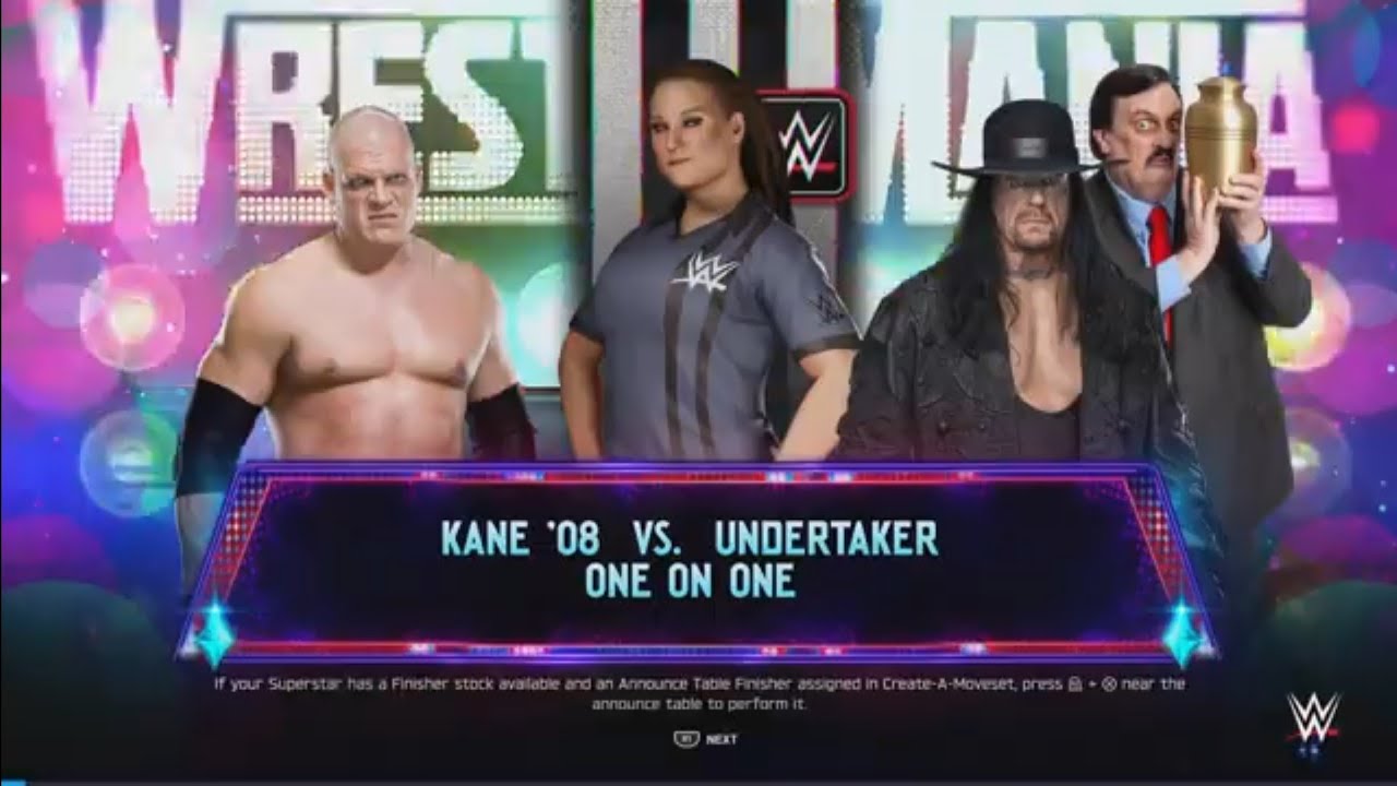 WWE 2K25 : Kane vs. The Undertaker (Part 2)