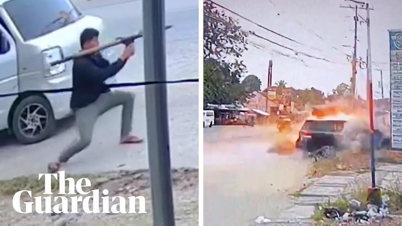 CCTV footage shows rocket attack on mayor in Philippines