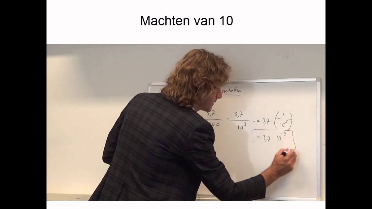 Natuurkunde basisvaardigheden 2: machten van tien