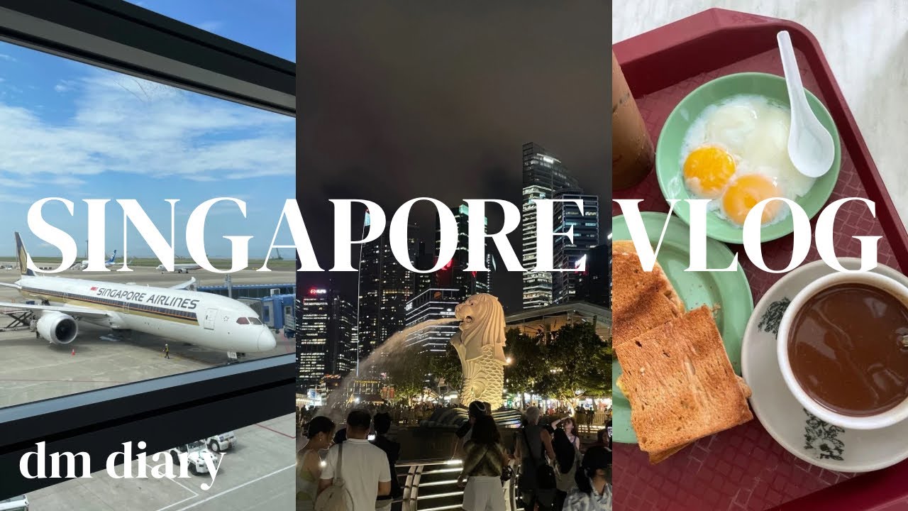 Singapore Vlog & HAUL🇸🇬🐅☀️ | 2泊4日シンガポール航空で行くシンガポールVlog | English subtitles