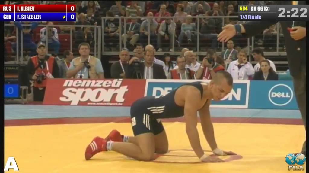 WM 2013 / 66kg GR /  Frank Stäbler GER vs.  Islambek Albiev RUS