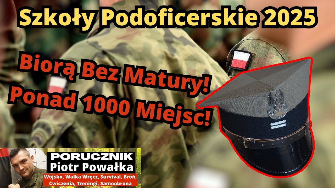 Nabór Do Szkół PODOFICERSKICH w 2025 Roku. Kto Ma Szansę Się Dostać? [Nie Musisz Mieć Matury!]