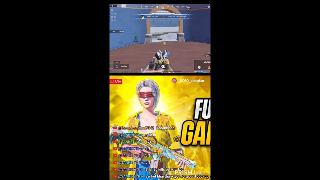 Live streaming of  YT server GAMING