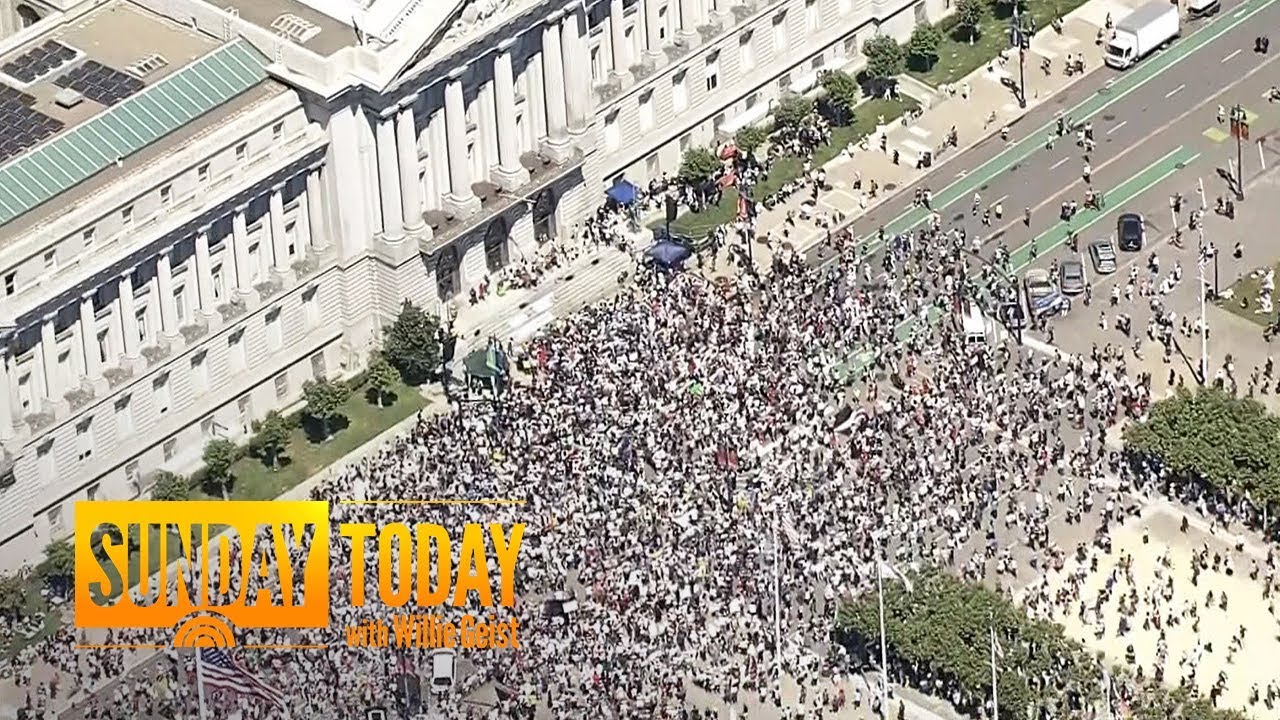Hundreds Of Thousands Protest Donald Trump&rsquo;s Immigration Policies | Sunday TODAY