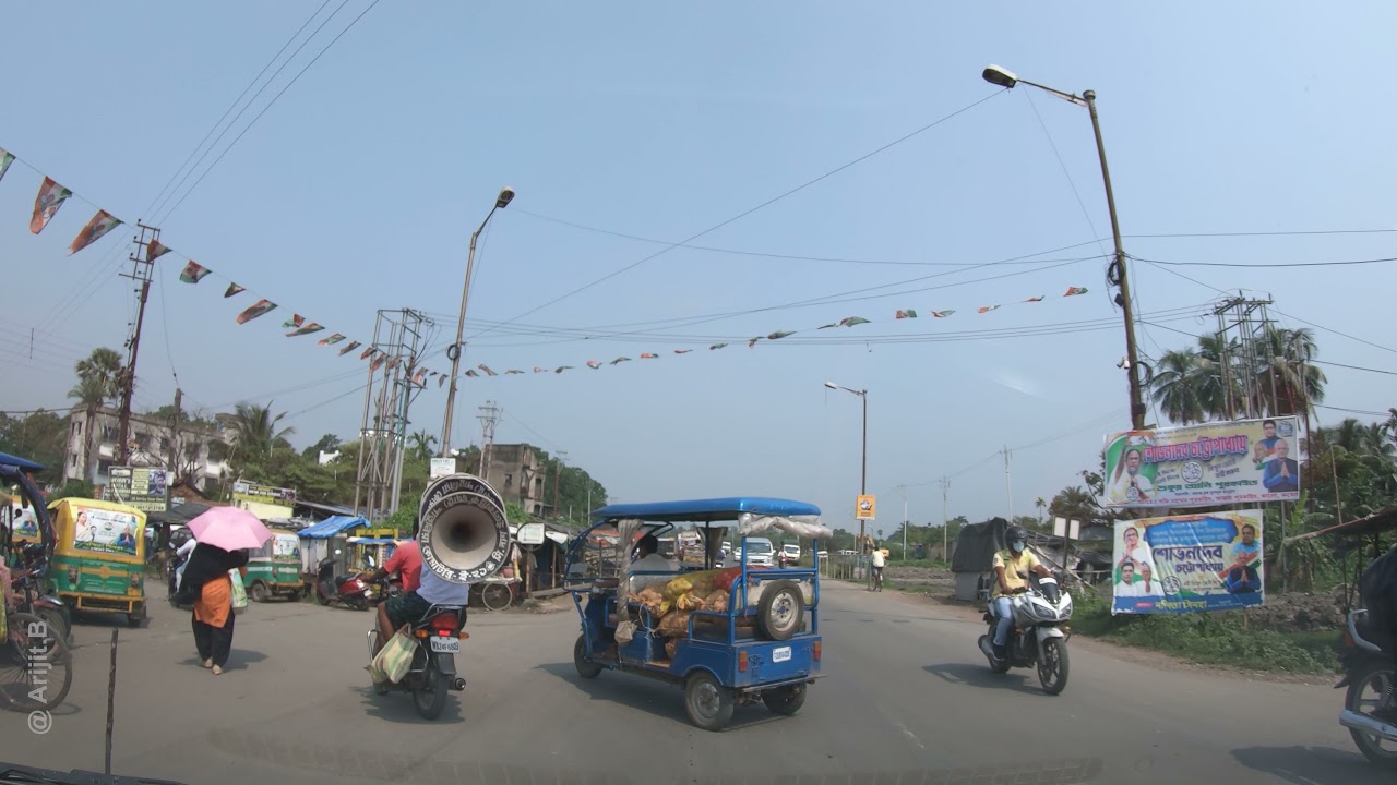North 24 Pgs : Sodepur Murgacha Crossing To Barrackpore Chandanpukur Bazar via Kalyani Road