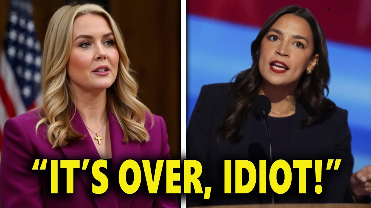 AOC Tries to Silence Karoline Leavitt &mdash; But One Minute Changes Everything