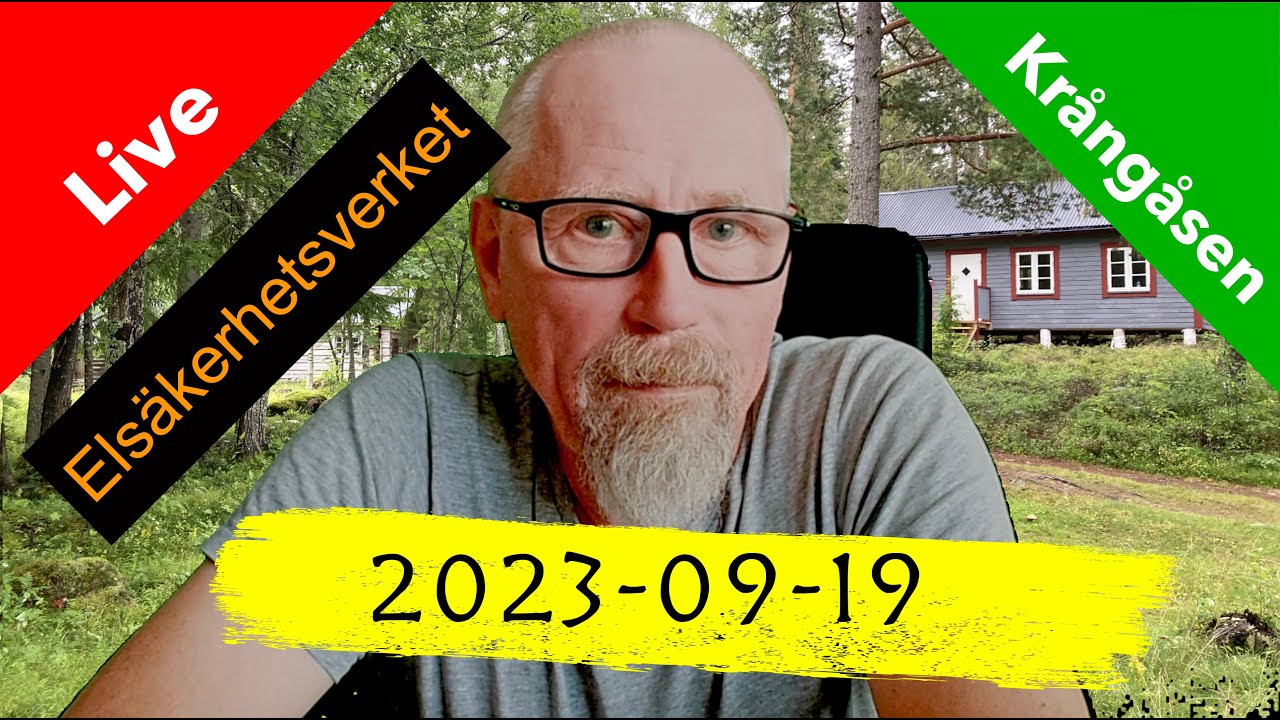 Livestream från Krångåsen - Off Grid i Dalarna (Varje tisdag 20:00) Vad säger elsäkerhetsverket?