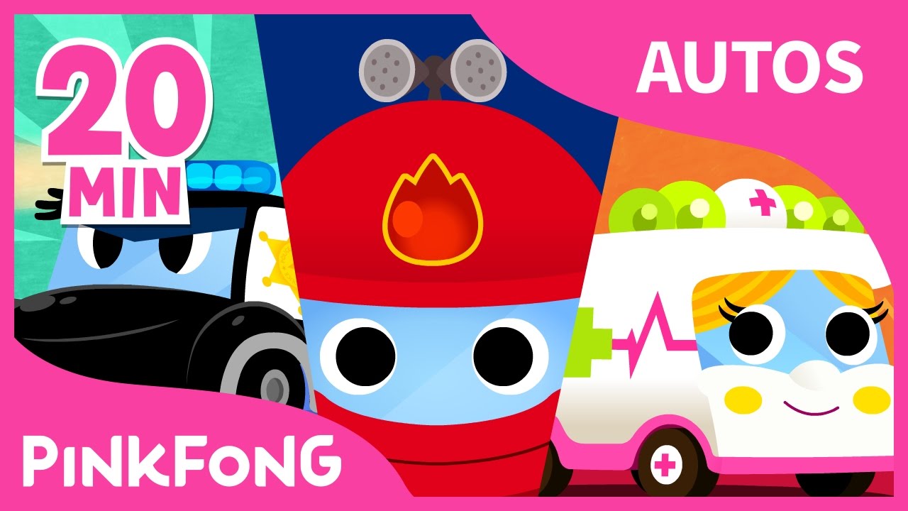Las Mejores Canciones de Autos | +Recopilación | Pinkfong Canciones Infantiles