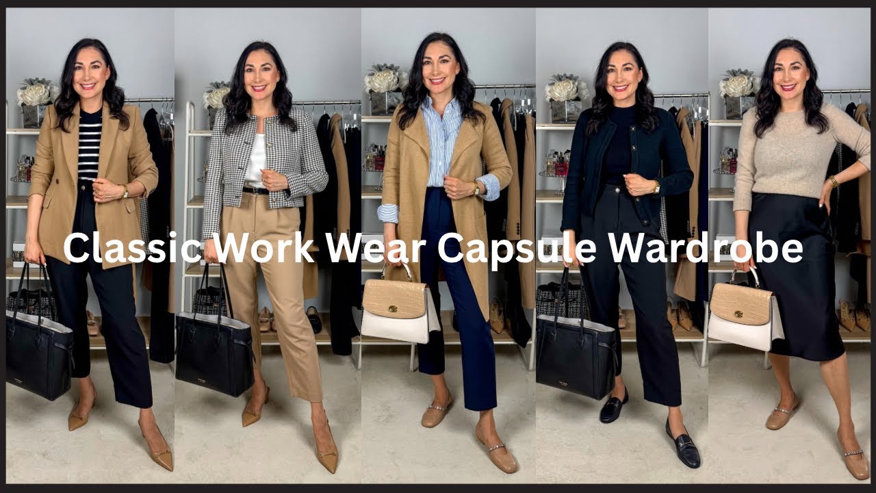 Classic Workwear Capsule Wardrobe | Office Outfits For All Seasons
