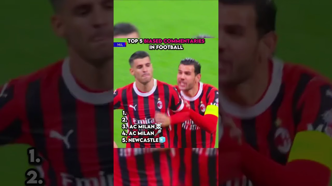 Top 5 biased commentaries in football