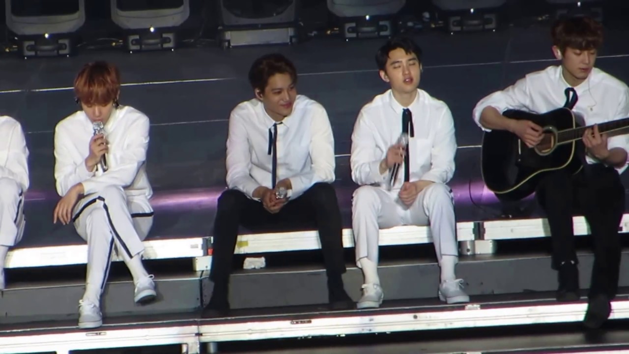 [fancam] 170428 EXO Full Acoustic Medley Set: My Lady, My Turn to Cry, Moonlight.. @ EXO'RDIUM in LA