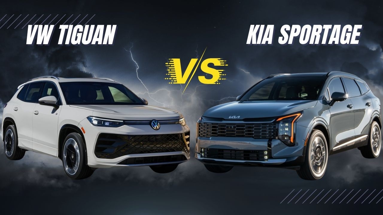 Kia Sportage 2025 против VW Tiguan 2025 US Spec: столкновение компактных внедорожников! 🚗🔥