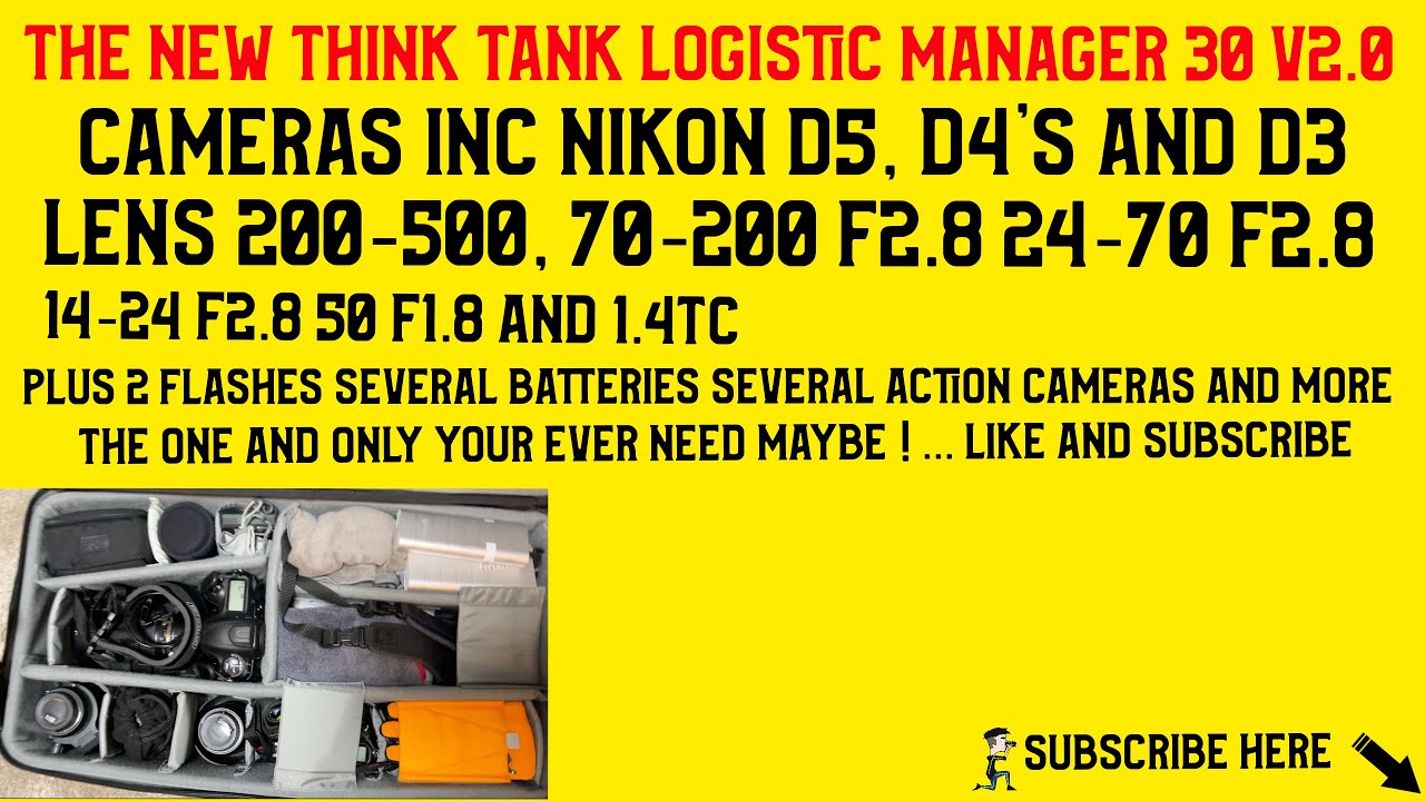 Think Tank Logistics Manager 30 V2 Rolling Kit Bag Review Unboxing and filling with our camera gear