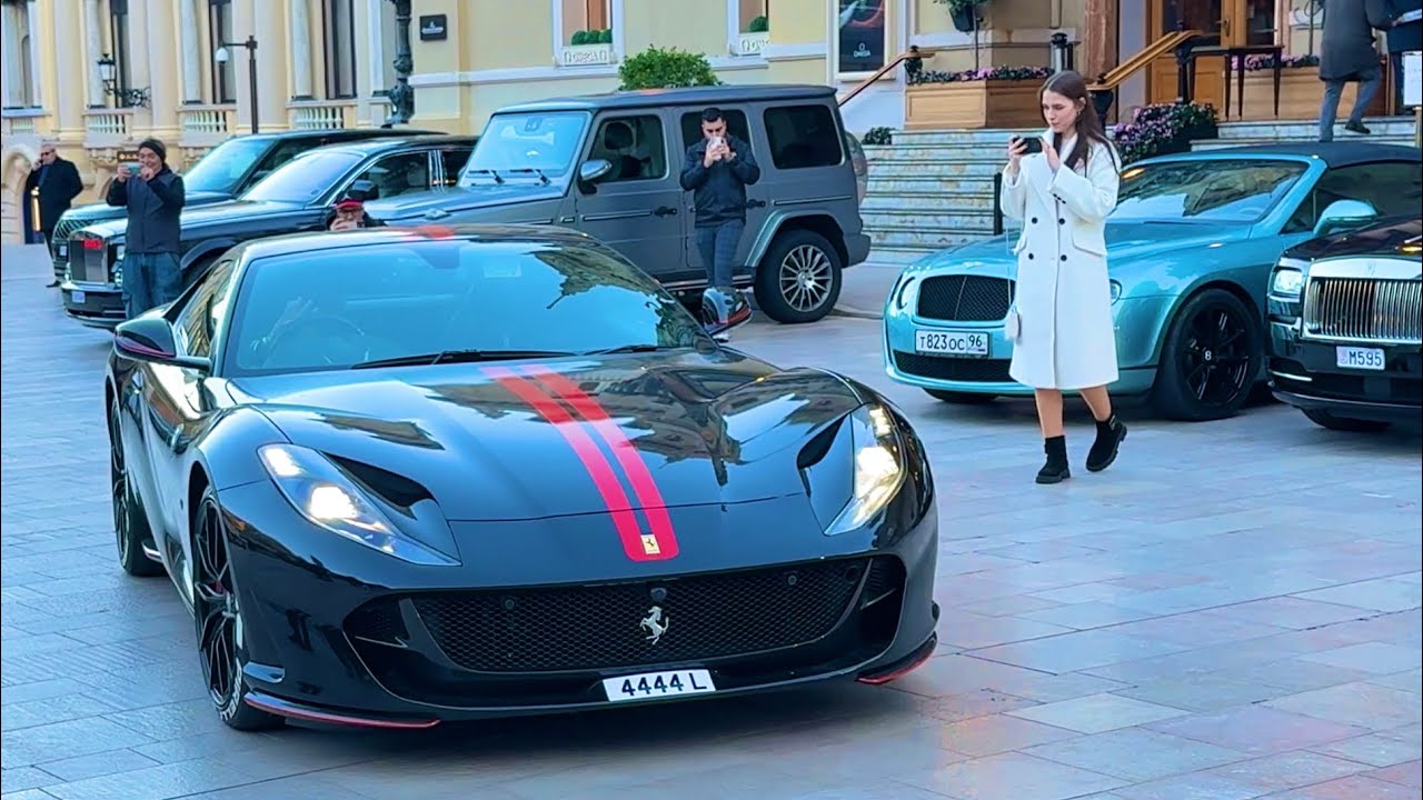 LANDO NORRIS FERRARI 812 SUPERFAST MONACO WINTER CARSPOTTING @emman25MC