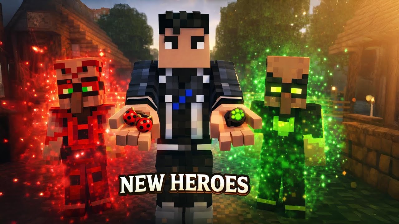 Minecraft Miraculous Survival – В поисках Ледибаг и Кота Нуара