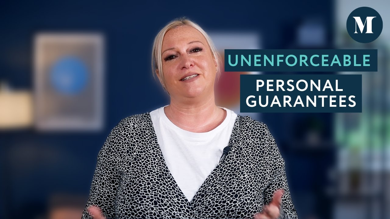 What is an Unenforceable Personal Guarantee?