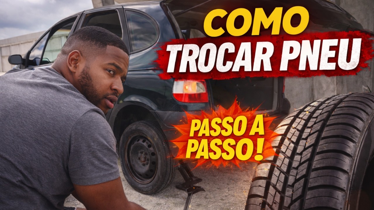 Aprenda de Forma simples a como trocar o pneu do carro