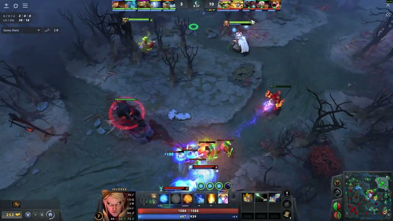 Invoker mid#dota2indonesia #dota2highlights #dotawtf