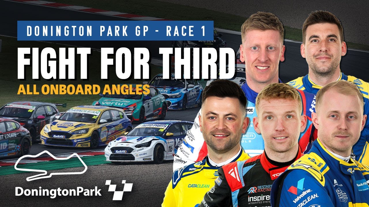 Wheel-to-Wheel Podium Fight at Donington GP | Onboard Angles