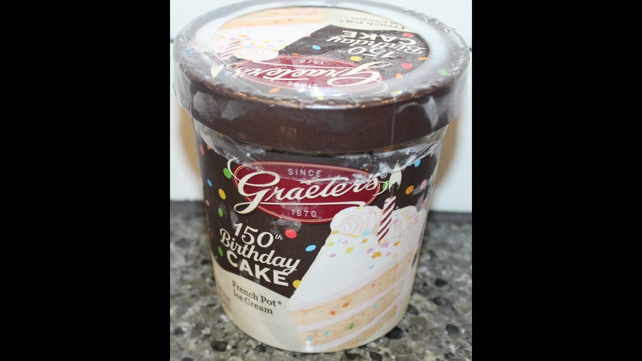 Graeter’s 150th Birthday Cake Ice Cream Review