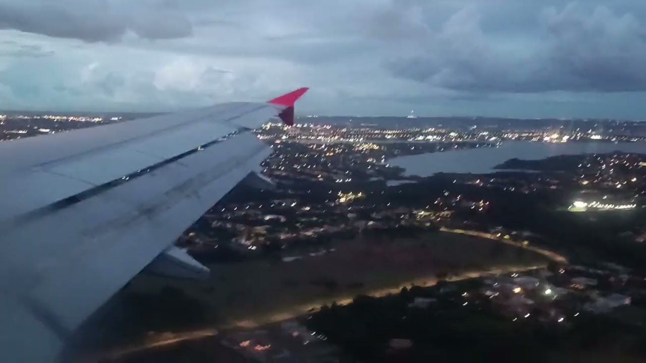 Aproximação para pouso em Brasília no A320 da Latam Airlines 28/01/26