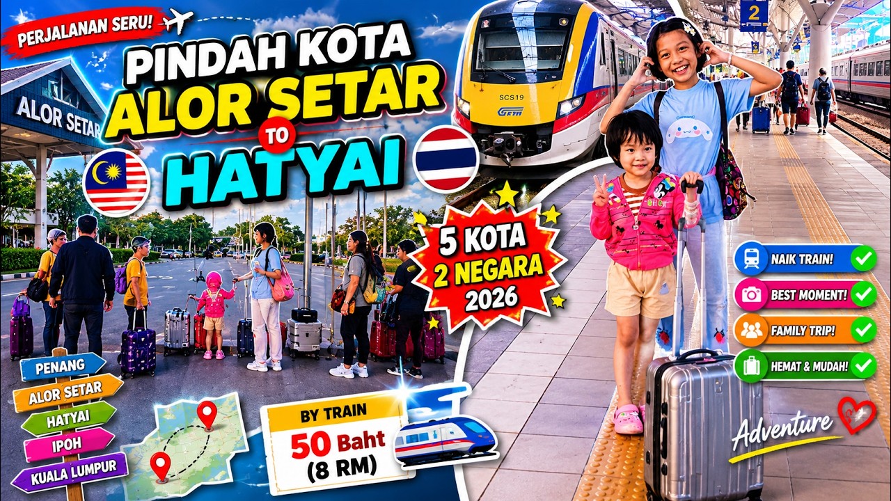 Cara Mudah dan Murah dari Alor Setar Ke Hatyai Thailand ala Backpacker 2026, Day 5