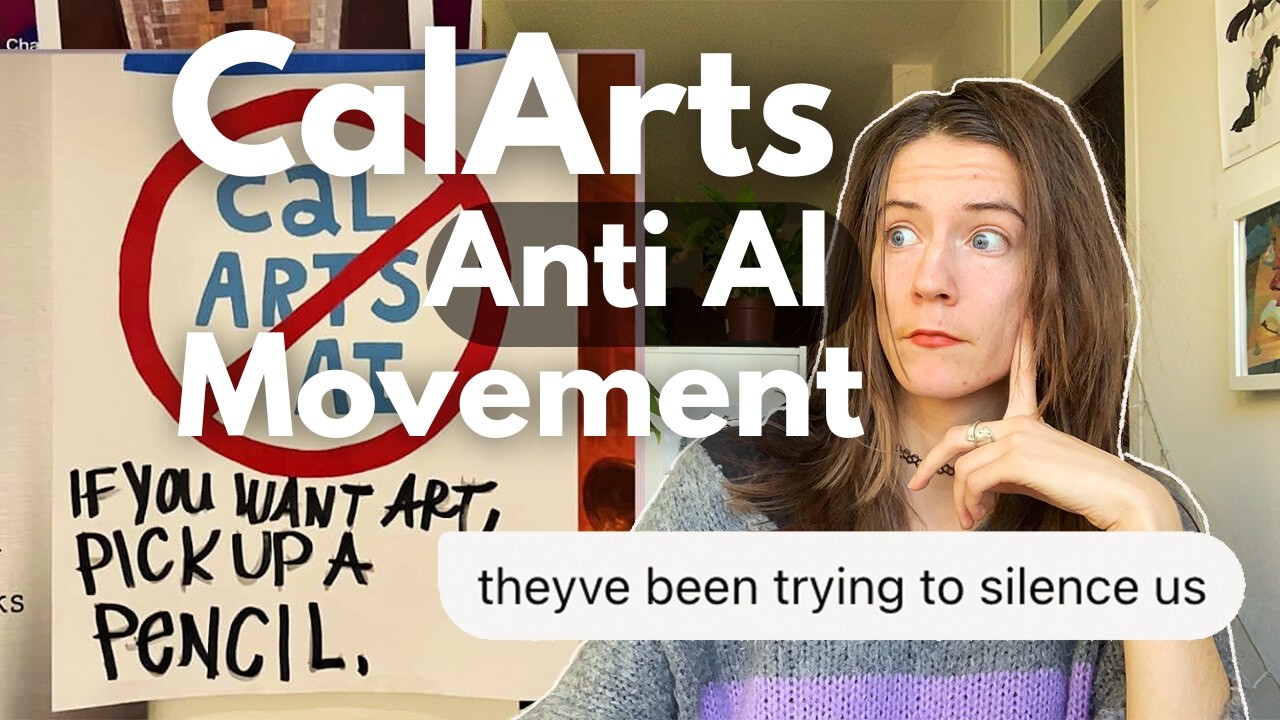 CalArts Secretly Scrambling to Stop Anti AI Protests (and It's Not Working)