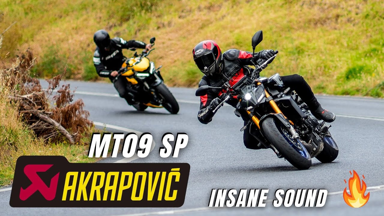 INSANE SOUND 🔥🔊┃2025 YAMAHA MT-09 SP + AKRAPOVIC | 4K POV