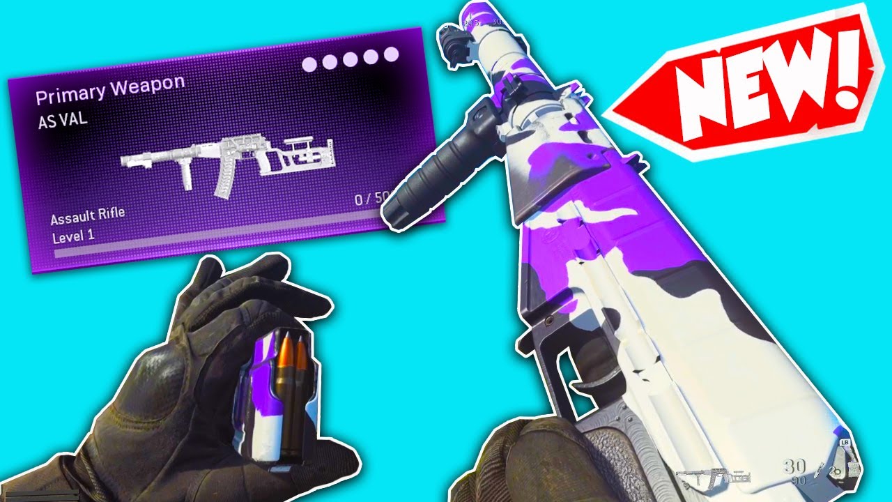 THE *NEW* AS VAL ASSUALT RIFLE in MODERN WARFARE! BEST AS VAL CLASS SETUP in WARZONE! (S6 CoD MW)