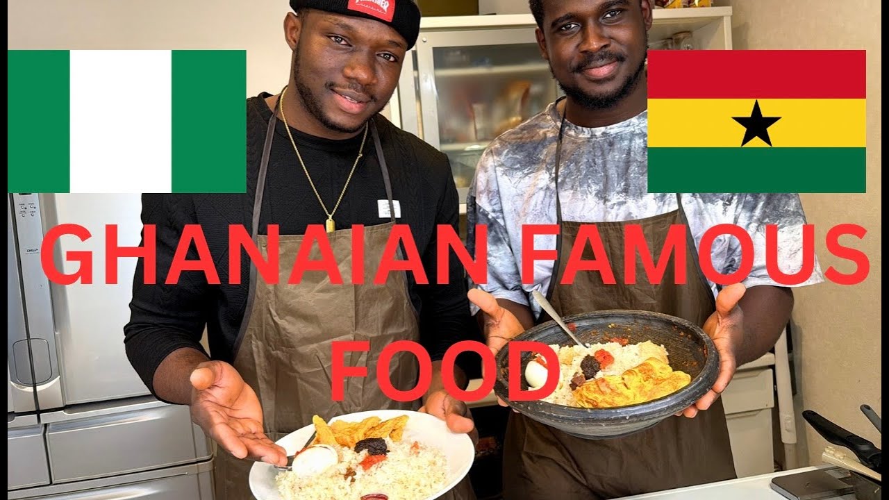 Nigerian first time trying Ghanaian famous food